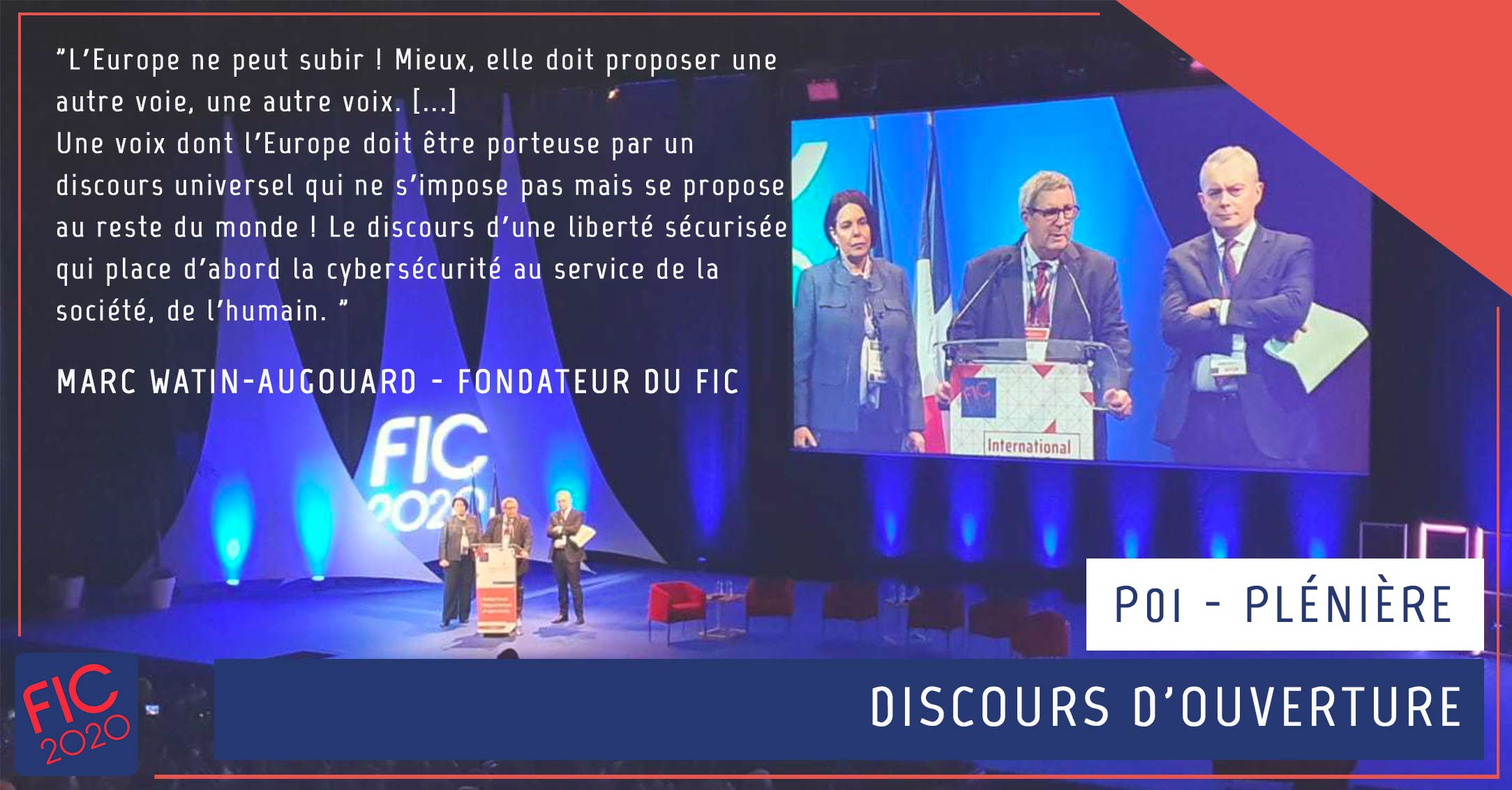 FIC 2020 – L’humain au cœur de la cybersécurité